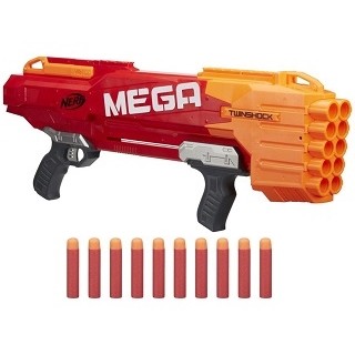 Бластер Нерф Мега Твиншок Nerf Hasbro B9894 Купить Бластер Нерф Мега Твиншок Nerf Hasbro B9894 в интернет-магазине Детский Крым