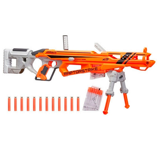 Бластер Нерф Аккустрайк Рапторстрайк Nerf Hasbro C1895 Купить Бластер Нерф Аккустрайк Рапторстрайк Nerf Hasbro C1895 в интернет-магазине Детский Крым