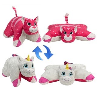 Подушка-вывернушка 2 в 1 Единорог-Кошечка 1Toy Т12040 Купить Подушка-вывернушка 2 в 1 Единорог-Кошечка 1Toy в интернет-магазине Детский Крым