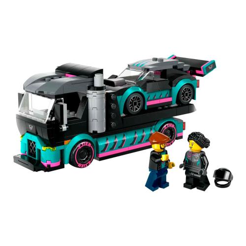 Конструктор Lego City Гоночный автомобиль и автовоз 328 деталей Lego 60406
