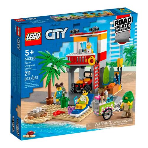 Конструктор Lego City 60328 Пост спасателей на пляже фото 5