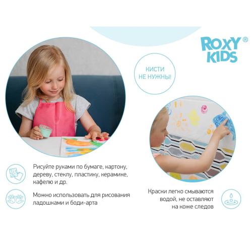 Антискользящие мини-коврики + пальчиковые краски Roxy-Kids RBM-010-FC фото 7
