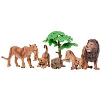 Набор фигурок Мир диких животных Семья львов Masai Mara MM201-006