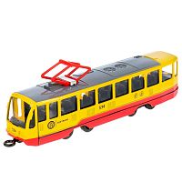 Инерционная машинка Трамвай Технопарк TRAM71403-18SL-RDYE
