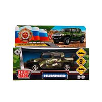 Машина Hummer H2 Камуфляж Pickup Технопарк HUM2PICKUP-12MIL-GN