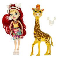 Кукла Подружки Жираф 15 см Карапуз DE06-RU