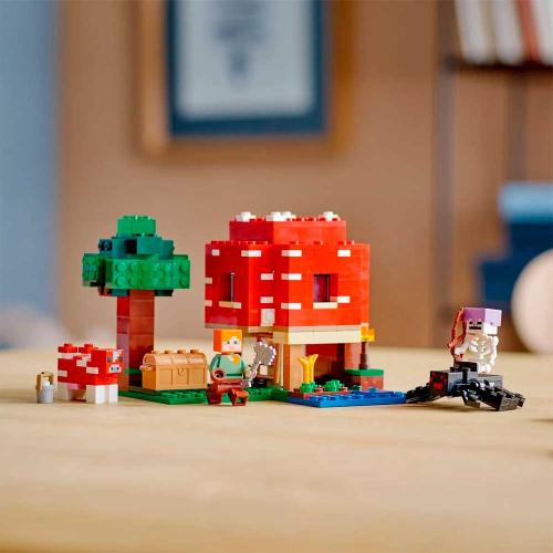 Конструктор Lego Minecraft 21179 Грибной дом фото 2