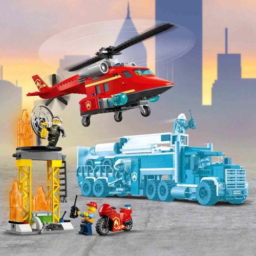 Конструктор Lego City Спасательный пожарный вертолёт Lego 60281 фото 2