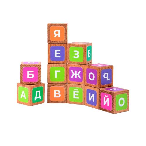Набор кубиков с буквами ПК Лидер 15522 фото 2