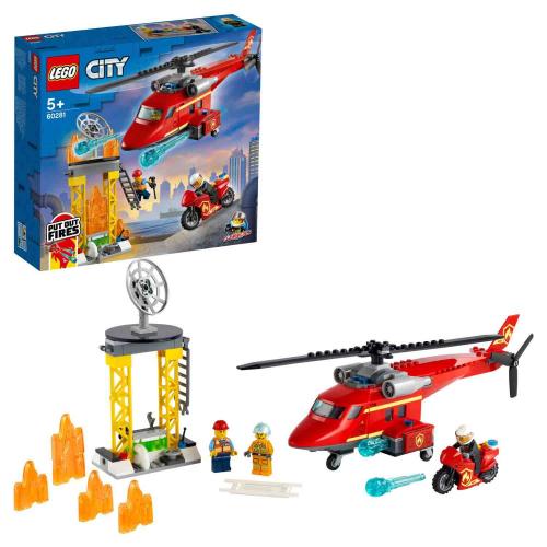 Конструктор Lego City Спасательный пожарный вертолёт Lego 60281