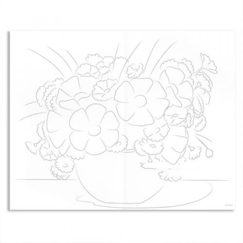 Набор Живопись широкой кистью Полевые цветы Фантазер 737253 фото 4