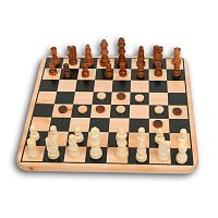 Набор настольных игр 3 в 1 Шахматы шашки нарды Zilmer ZIL0501-026