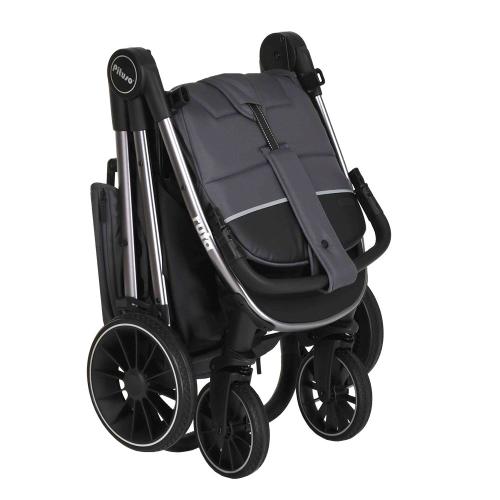 Детская прогулочная коляска детская Ruta Black (черный) Pituso фото 9