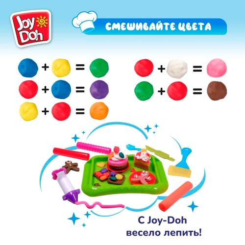 Набор для лепки Кондитерская 4 цвета Joy-Doh CAKE-224 pot фото 4