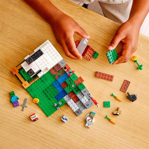 Конструктор Lego Minecraft 21181 Кроличье ранчо фото 3
