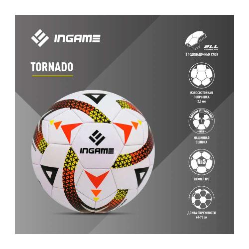 Мяч футбольный №5 Ingame Tornado фото 4