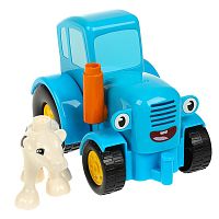 Конструктор для малышей Синий трактор с коровой 5 деталей Город мастеров 10022-GK(48)