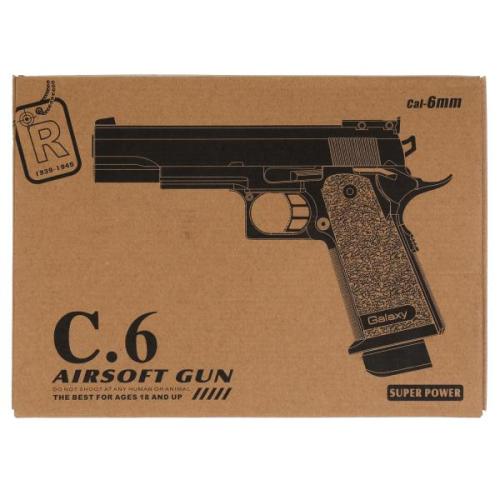 Игрушка Пистолет металлический C6 1B00261 фото 2