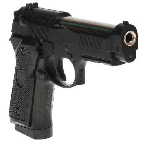 Игрушка Пистолет с глушителем металлический 1B01642 фото 4