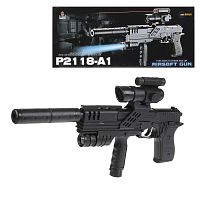 Игрушечный пистолет P2118-A1 с лазерным прицелом 1B00692