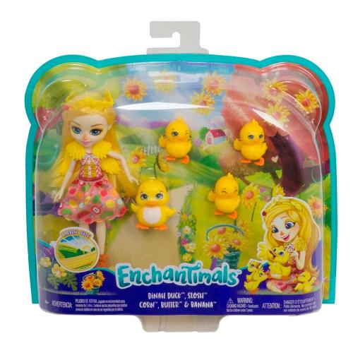 Набор игровой Enchantimals Кукла с тремя зверушками Mattel GJX43