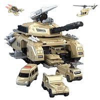 Игровой набор Боевой-танк Парковка с аксессуарами №P919-A