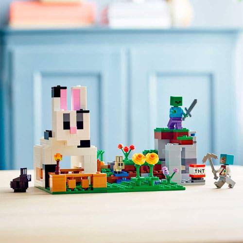 Конструктор Lego Minecraft 21181 Кроличье ранчо фото 2