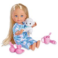 Кукла Еви 12 см с овечкой Набор Спокойной ночи Simba 5733406