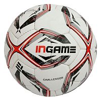 Мяч футбольный Ingame Challenger IFB-101 бело-красный